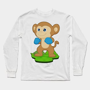 Monkey Boxer Boxing gloves Boxing Long Sleeve T-Shirt